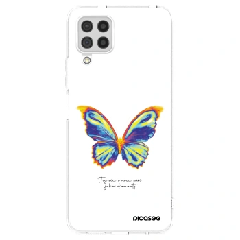 Picasee átlátszó szilikon tok az alábbi mobiltelefonokra Samsung Galaxy A22 A225F 4G - Diamanty White