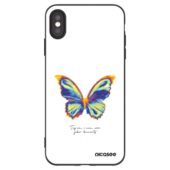 Picasee fekete szilikon tok az alábbi mobiltelefonokra Apple iPhone XS Max - Diamanty White