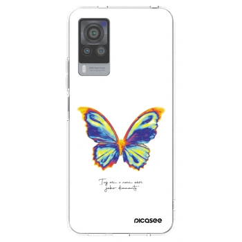 Picasee átlátszó szilikon tok az alábbi mobiltelefonokra Vivo X60 Pro 5G - Diamanty White