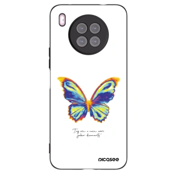 Picasee fekete szilikon tok az alábbi mobiltelefonokra Huawei Nova 8i - Diamanty White