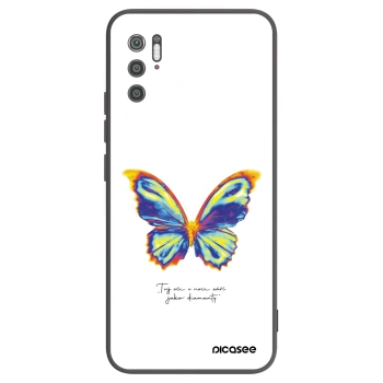 Picasee fekete szilikon tok az alábbi mobiltelefonokra Xiaomi Poco M3 Pro 5G - Diamanty White