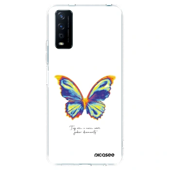 Picasee átlátszó szilikon tok az alábbi mobiltelefonokra Vivo Y11s - Diamanty White