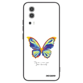 Picasee fekete szilikon tok az alábbi mobiltelefonokra Vivo Y72 5G - Diamanty White