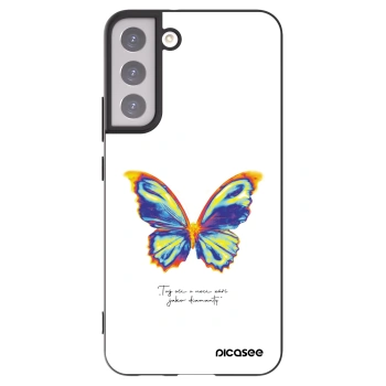 Picasee fekete szilikon tok az alábbi mobiltelefonokra Samsung Galaxy S22+ 5G - Diamanty White