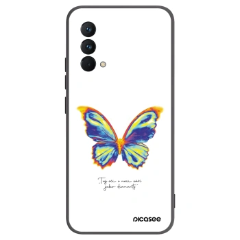 Picasee fekete szilikon tok az alábbi mobiltelefonokra Realme GT Master Edition 5G - Diamanty White