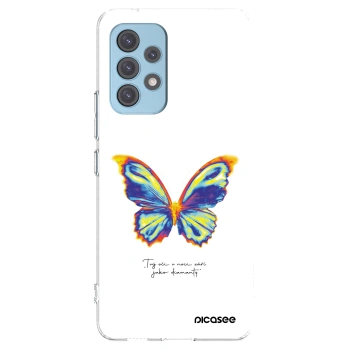 Picasee átlátszó szilikon tok az alábbi mobiltelefonokra Samsung Galaxy A53 5G A536 - Diamanty White