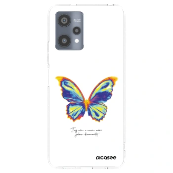Picasee átlátszó szilikon tok az alábbi mobiltelefonokra Realme 9 Pro 5G - Diamanty White