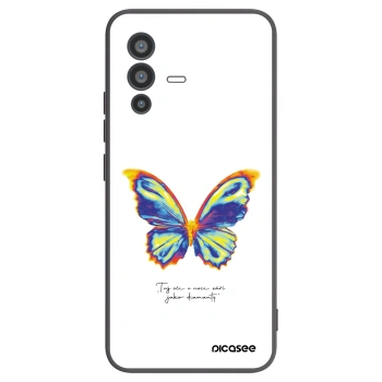 Picasee fekete szilikon tok az alábbi mobiltelefonokra Vivo V23 5G - Diamanty White