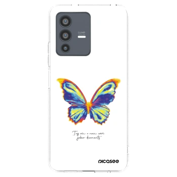 Picasee átlátszó szilikon tok az alábbi mobiltelefonokra Vivo V23 5G - Diamanty White