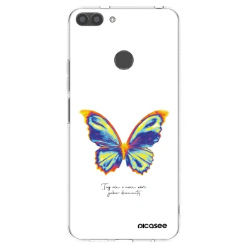 Picasee átlátszó szilikon tok az alábbi mobiltelefonokra Huawei P Smart - Diamanty White