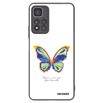 Picasee fekete szilikon tok az alábbi mobiltelefonokra Xiaomi Redmi Note 11 Pro+ 5G - Diamanty White