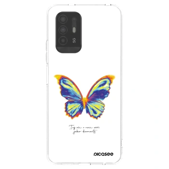Picasee átlátszó szilikon tok az alábbi mobiltelefonokra OPPO A94 5G - Diamanty White