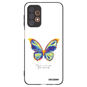 Picasee fekete szilikon tok az alábbi mobiltelefonokra Samsung Galaxy A23 A235F 4G - Diamanty White