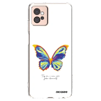 Picasee átlátszó szilikon tok az alábbi mobiltelefonokra Motorola Moto G32 - Diamanty White