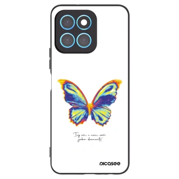 Picasee fekete szilikon tok az alábbi mobiltelefonokra Honor X6 - Diamanty White