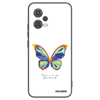 Picasee fekete szilikon tok az alábbi mobiltelefonokra Xiaomi Poco X5 - Diamanty White
