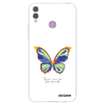 Picasee átlátszó szilikon tok az alábbi mobiltelefonokra Honor 8X - Diamanty White