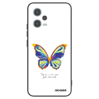 Picasee fekete szilikon tok az alábbi mobiltelefonokra Xiaomi Redmi Note 12 5G - Diamanty White