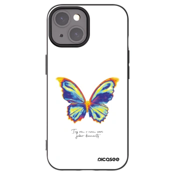 Picasee fekete szilikon tok az alábbi mobiltelefonokra Apple iPhone 15 - Diamanty White