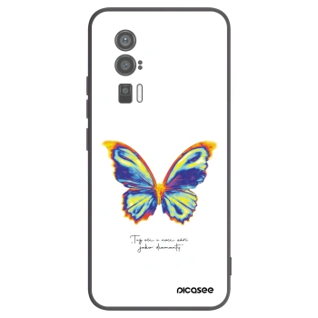 Picasee fekete szilikon tok az alábbi mobiltelefonokra Xiaomi Poco F5 Pro 5G - Diamanty White