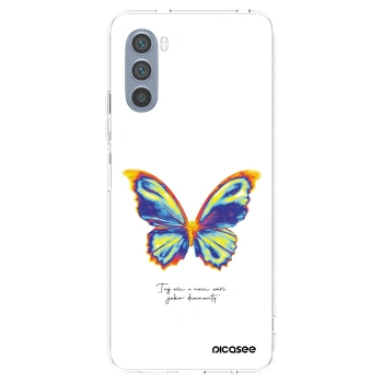 Picasee átlátszó szilikon tok az alábbi mobiltelefonokra Motorola Moto G62 - Diamanty White