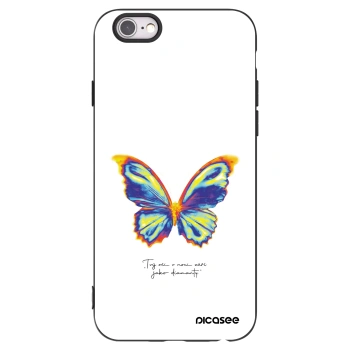 Picasee fekete szilikon tok az alábbi mobiltelefonokra Apple iPhone 6/6S - Diamanty White