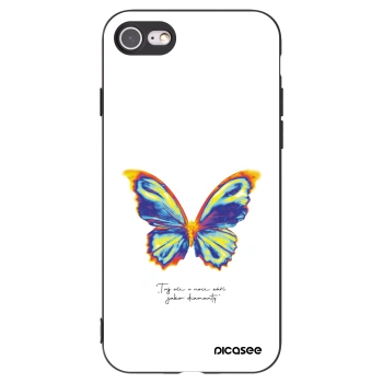 Picasee fekete szilikon tok az alábbi mobiltelefonokra Apple iPhone 7 - Diamanty White