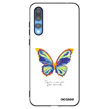 Picasee fekete szilikon tok az alábbi mobiltelefonokra Huawei P20 Pro - Diamanty White
