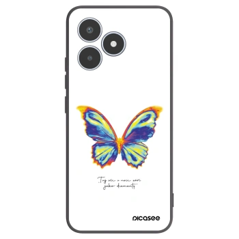 Picasee fekete szilikon tok az alábbi mobiltelefonokra Realme C53 - Diamanty White