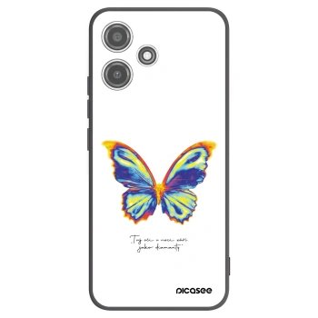 Picasee fekete szilikon tok az alábbi mobiltelefonokra Xiaomi Redmi 12 5G - Diamanty White
