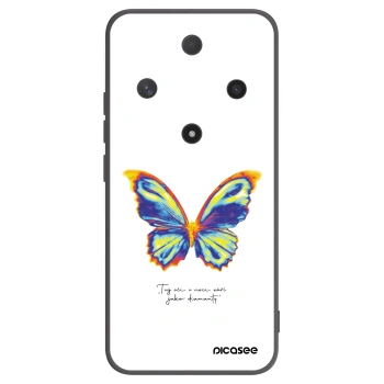 Picasee fekete szilikon tok az alábbi mobiltelefonokra Honor Magic6 Lite 5G - Diamanty White