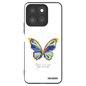 Picasee fekete szilikon tok az alábbi mobiltelefonokra Honor X8b - Diamanty White