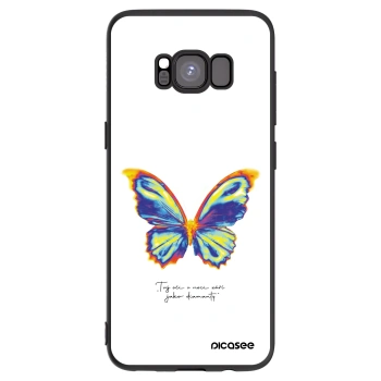 Picasee fekete szilikon tok az alábbi mobiltelefonokra Samsung Galaxy S8 G950F - Diamanty White