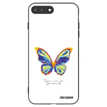 Picasee fekete szilikon tok az alábbi mobiltelefonokra Apple iPhone 8 Plus - Diamanty White