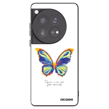 Picasee fekete szilikon tok az alábbi mobiltelefonokra OnePlus 12 5G - Diamanty White