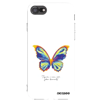 Picasee átlátszó szilikon tok az alábbi mobiltelefonokra Apple iPhone 7 - Diamanty White
