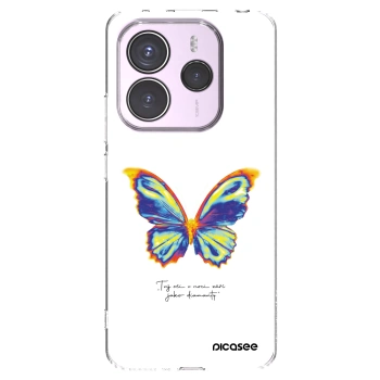 Picasee átlátszó szilikon tok az alábbi mobiltelefonokra Xiaomi Redmi Note 14 5G - Diamanty White