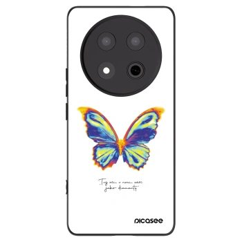 Picasee fekete szilikon tok az alábbi mobiltelefonokra Honor Magic7 Lite 5G - Diamanty White