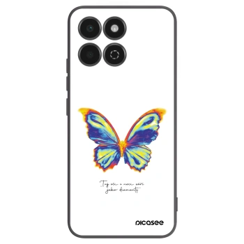 Picasee fekete szilikon tok az alábbi mobiltelefonokra Honor 200 Smart 5G - Diamanty White