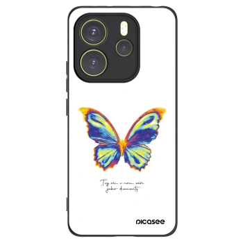 Picasee fekete szilikon tok az alábbi mobiltelefonokra Xiaomi Redmi Note 14 4G - Diamanty White