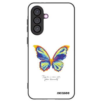 Picasee fekete szilikon tok az alábbi mobiltelefonokra Samsung Galaxy A56 5G A566B - Diamanty White