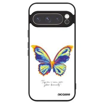 Szilikon tok erre a típusra Google Pixel 9 Pro - Diamanty White