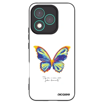 Picasee fekete szilikon tok az alábbi mobiltelefonokra Honor 400 Lite 5G - Diamanty White