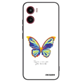 Picasee fekete szilikon tok az alábbi mobiltelefonokra Motorola Moto G05 - Diamanty White