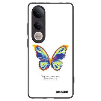 Picasee fekete szilikon tok az alábbi mobiltelefonokra Vivo V50 Lite 5G - Diamanty White