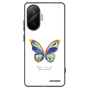 Picasee fekete szilikon tok az alábbi mobiltelefonokra Xiaomi Poco F7 5G - Diamanty White