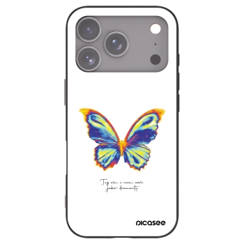 Picasee fekete szilikon tok az alábbi mobiltelefonokra Apple iPhone 17 Pro - Diamanty White