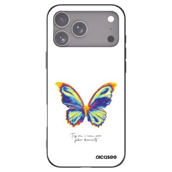 Picasee fekete szilikon tok az alábbi mobiltelefonokra Apple iPhone 17 Pro Max - Diamanty White