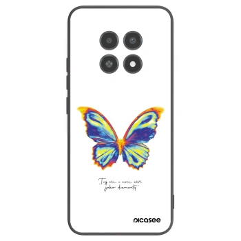Picasee fekete szilikon tok az alábbi mobiltelefonokra Realme 12X - Diamanty White