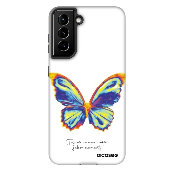 Szilikon tok erre a típusra Samsung Galaxy S22 5G - Diamanty White